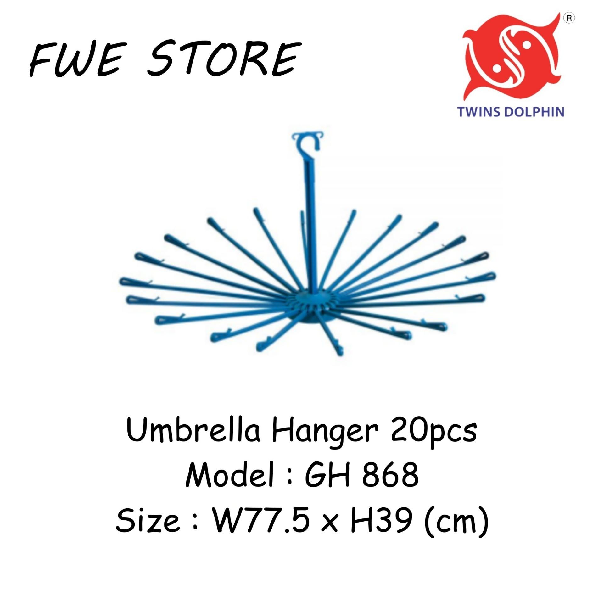 Twins Dolphin 20pcs Umbrella Hanger / Cloth Hanger GH 868