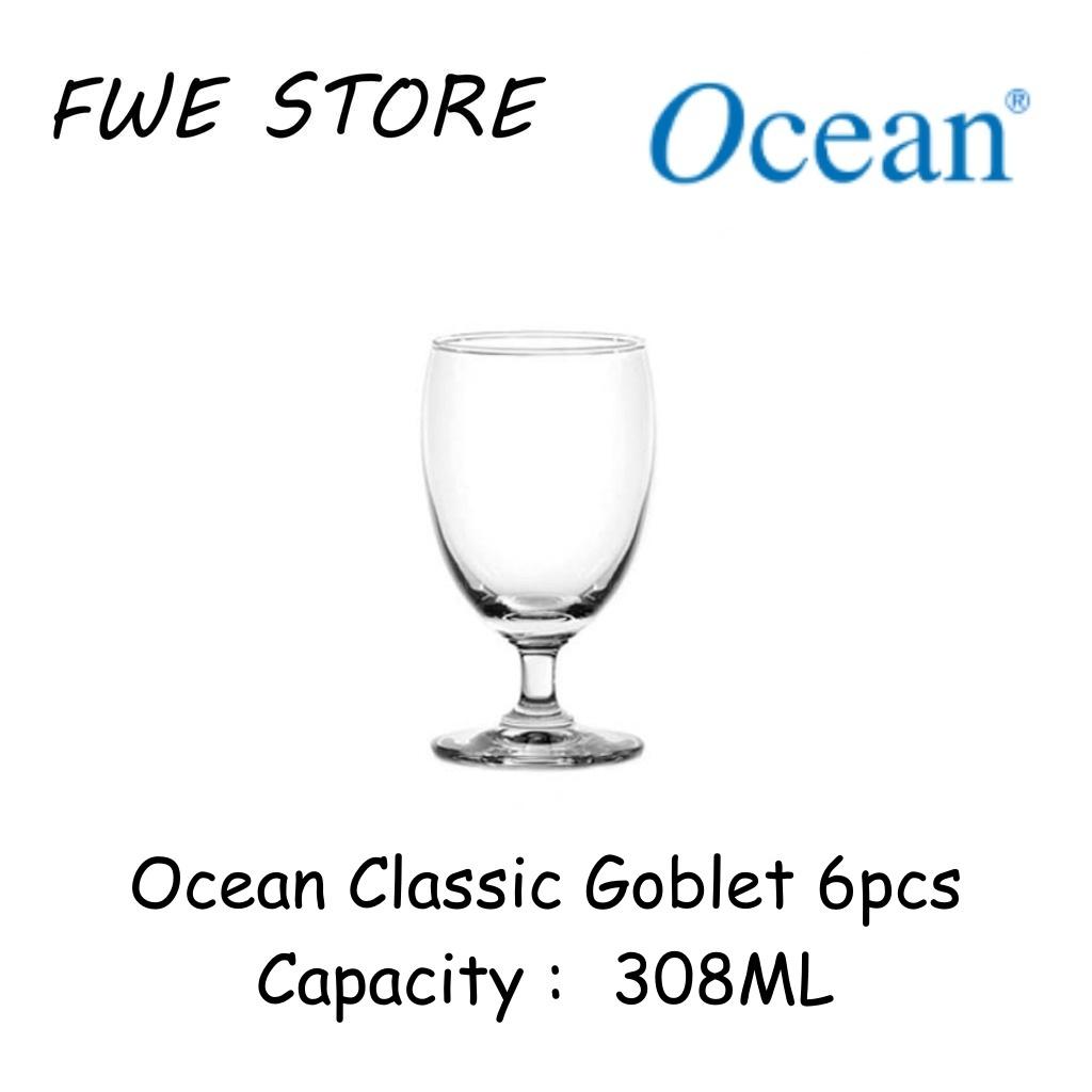 Ocean Glassware 1500G11 10.75OZ Banquet Water Goblet Set of 6pcs - 308ML