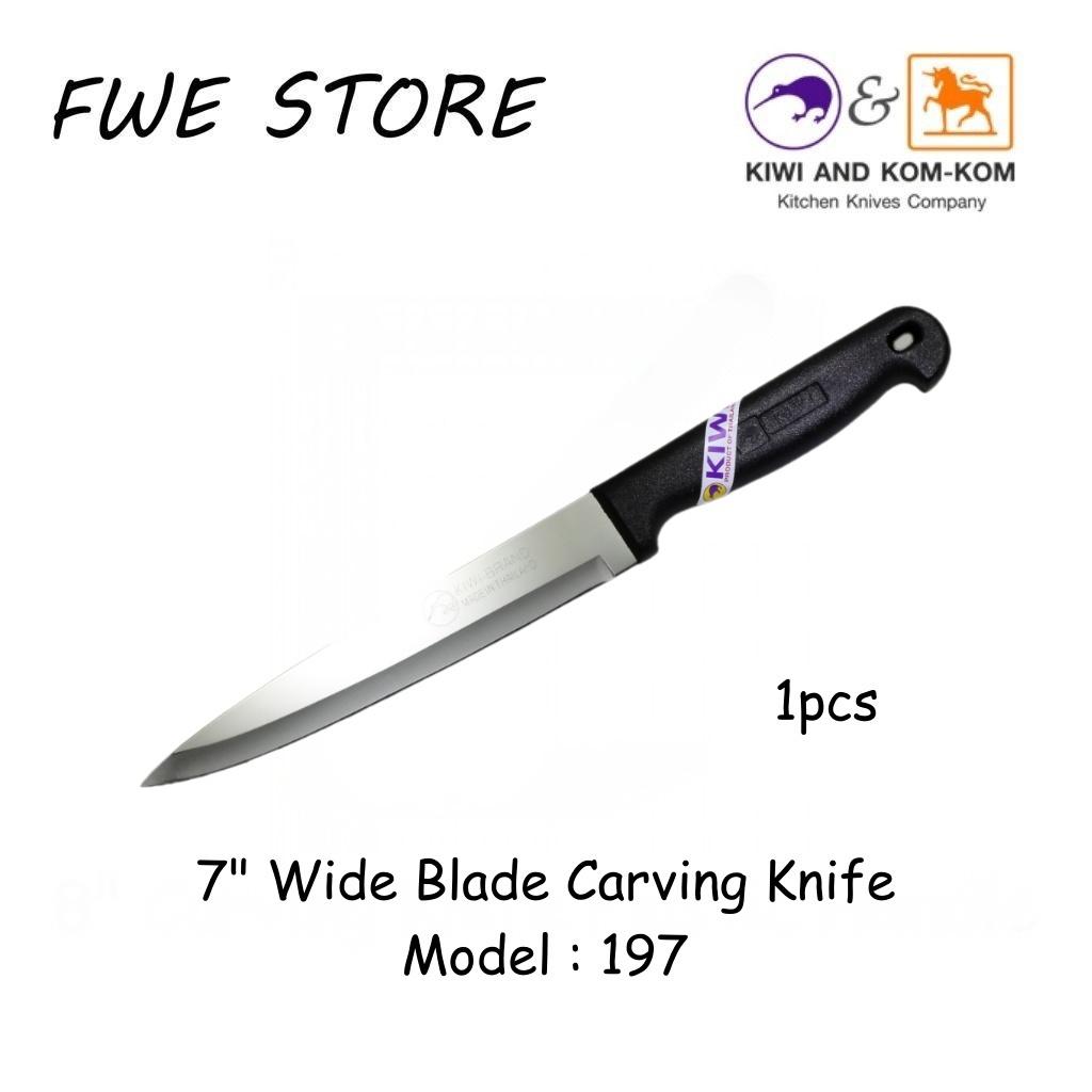 Original Thailand Kiwi 7" Wide Blade Carving Knife 197