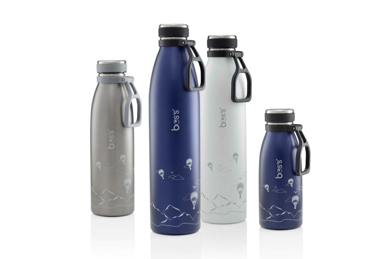 "BOS'S" Stainless Steel Travel Vacuum Bottle