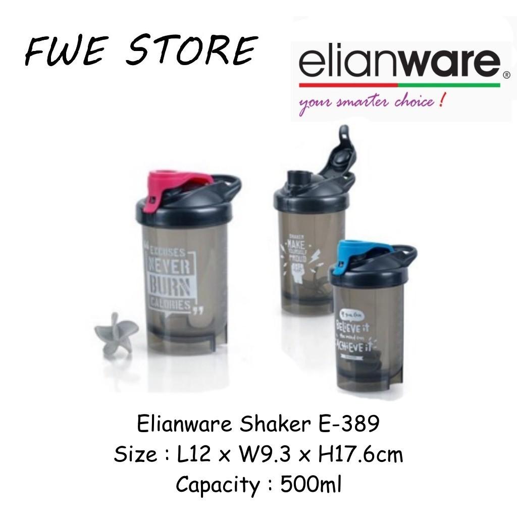 Elianware 500ml Shaker / Protein Shaker Bottle With Mixing Ball E-389