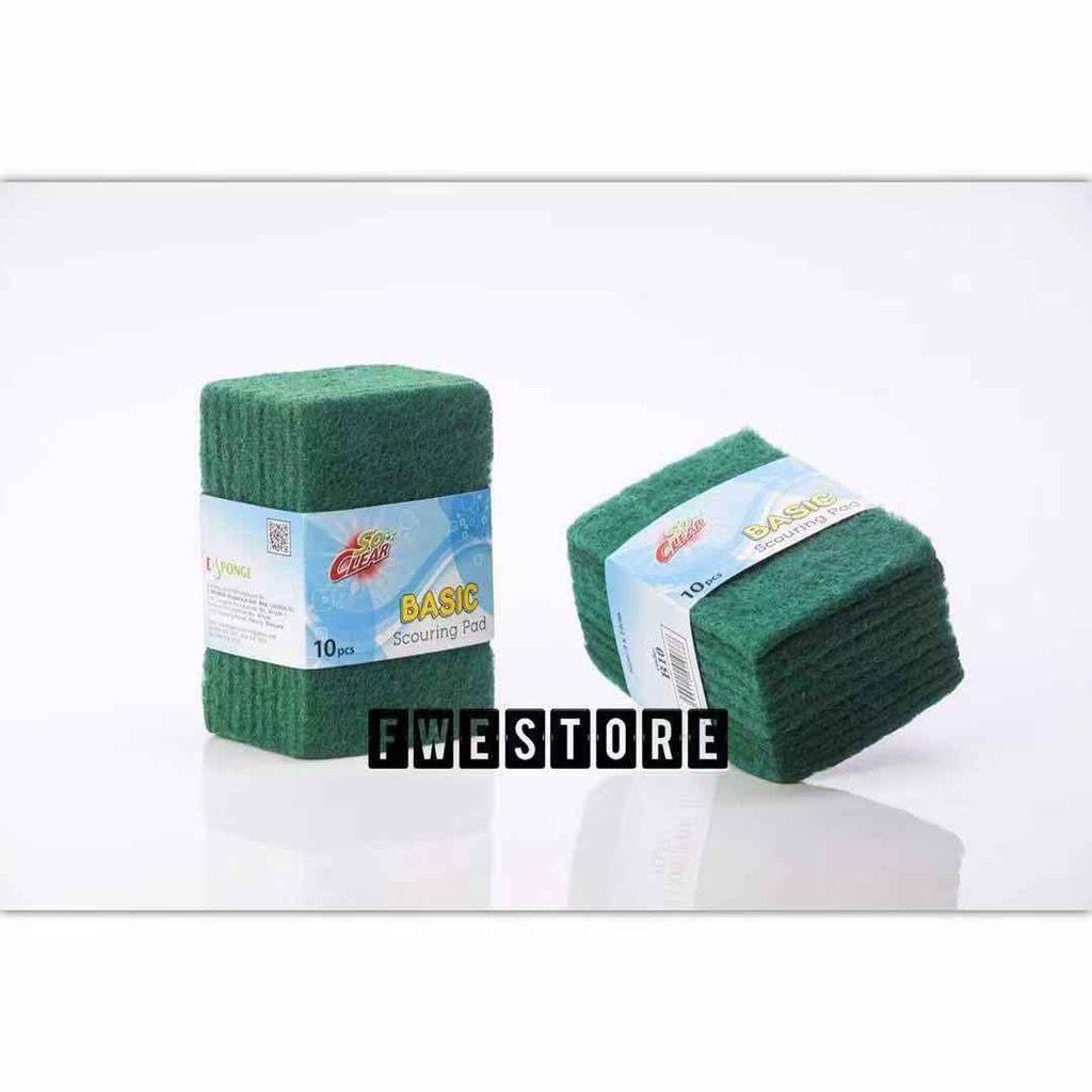 Super Clear Basic 10pcs Scouring Pad