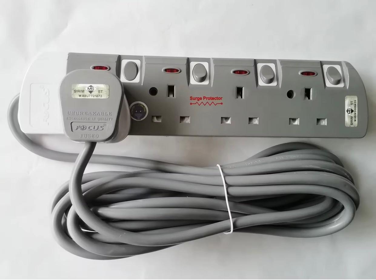 Focus Trailling Socket 3Gang/4Gang/5Gang - 5 Meter