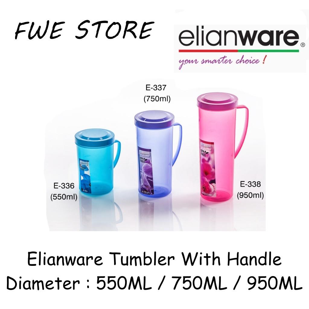 Elianware Tumbler With Handle / Botol Air / Drink Bottle 550ML / 750ML / 950ML