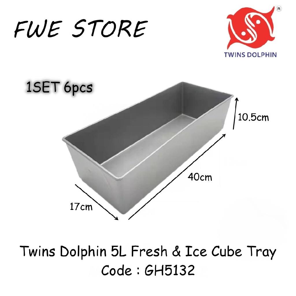 Twins Dolphin 5L Fresh & Ice Cube Tray / Frozen Storage GH5132 (6pcs)