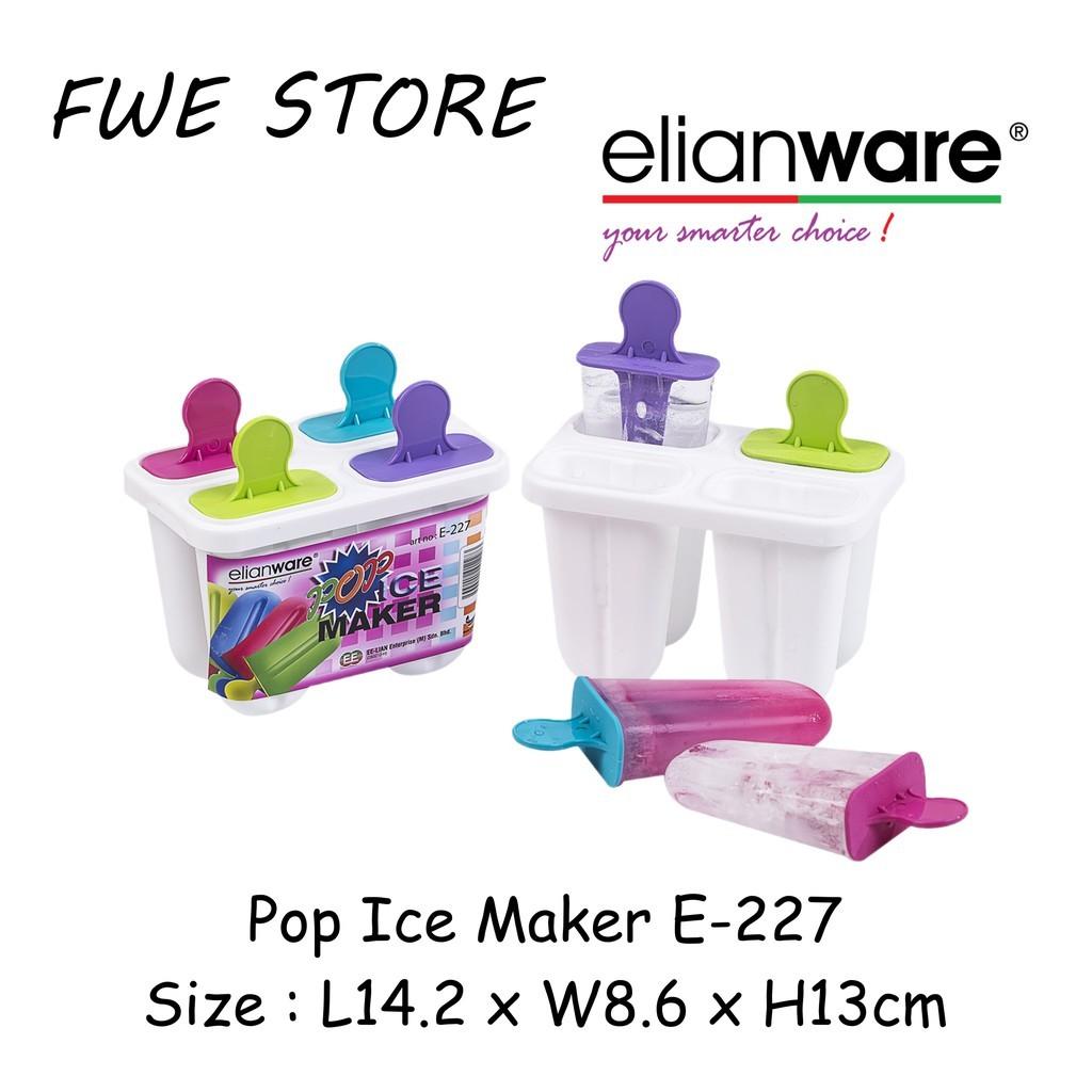 Elianware Pop Ice Maker / Ice Cream Maker BPA Free (4 Pieces)