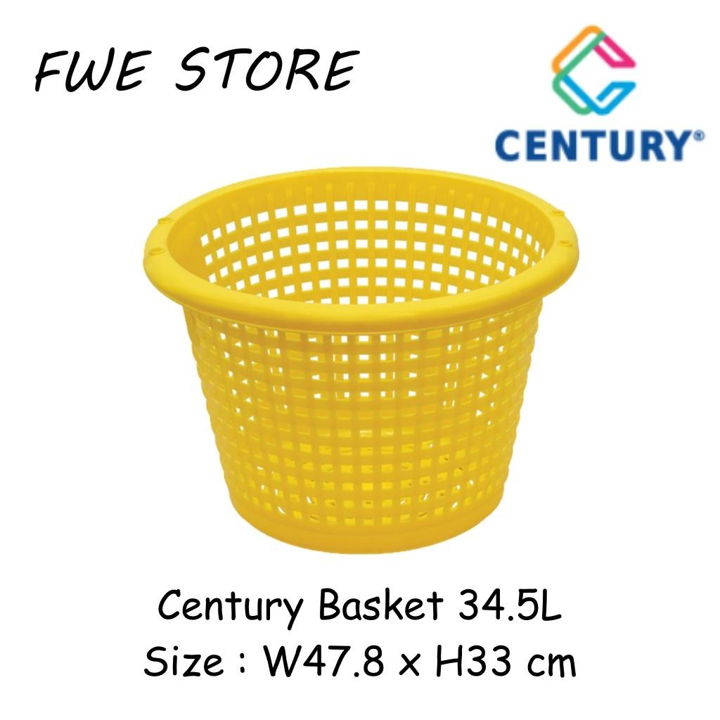 Century Round Basket / Bakul Bulat / Storage Basket / Laundry Basket (34.5 Litre)