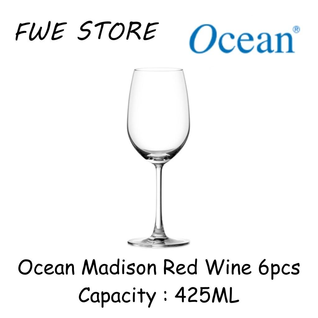 Ocean Glassware 1015R15 Madison Red Wine Set of 6pcs - 425ml