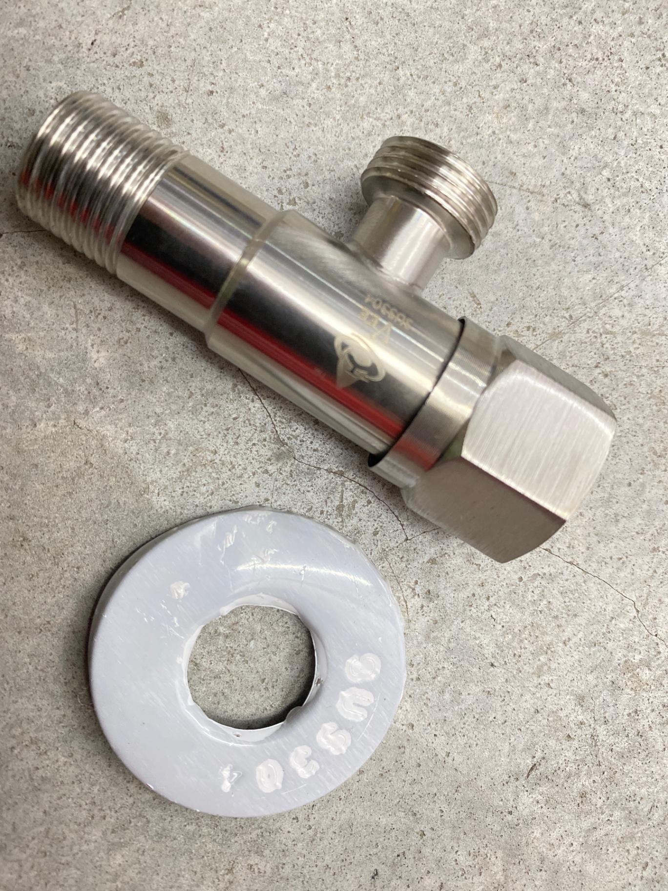 VEE-TAP Stainless Steel Angle Valve 1/2"(Hexagon)