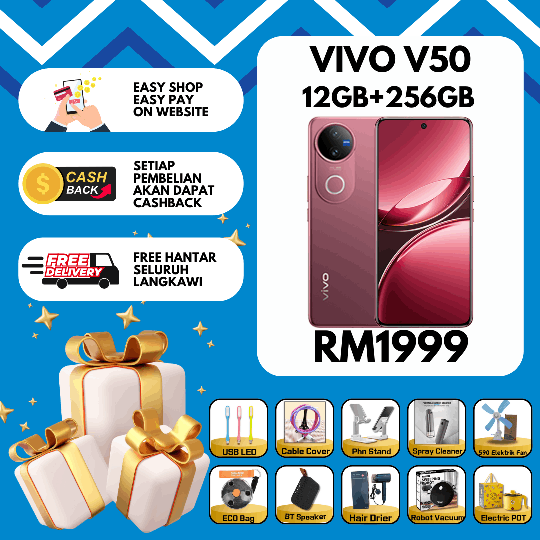 9.VIVO V50 (12GB + 256GB) 5G