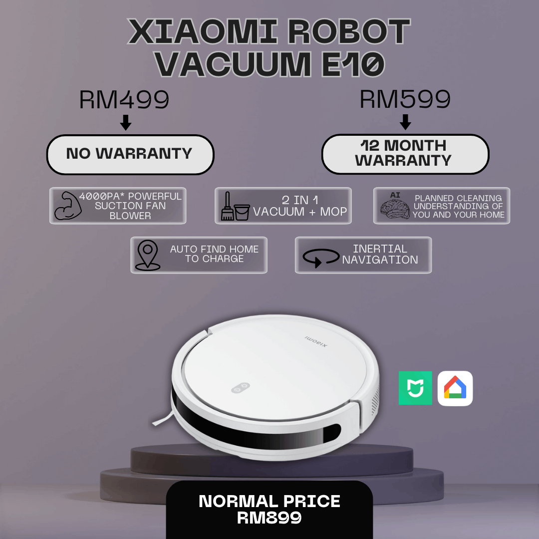 XIAOMI ROBOT VACUUM E10