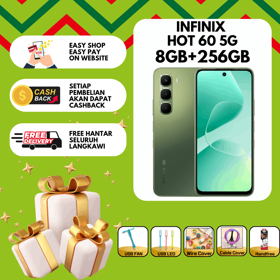 4.INFINIX Hot 60 5G (8+256GB)