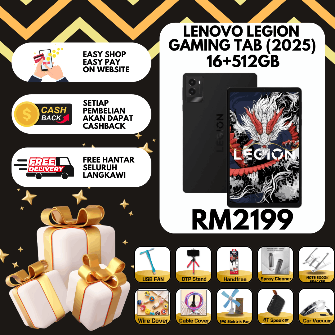 LENOVO LEGION Y700 (2025) WIFI ONLY - 16GB + 512GB
