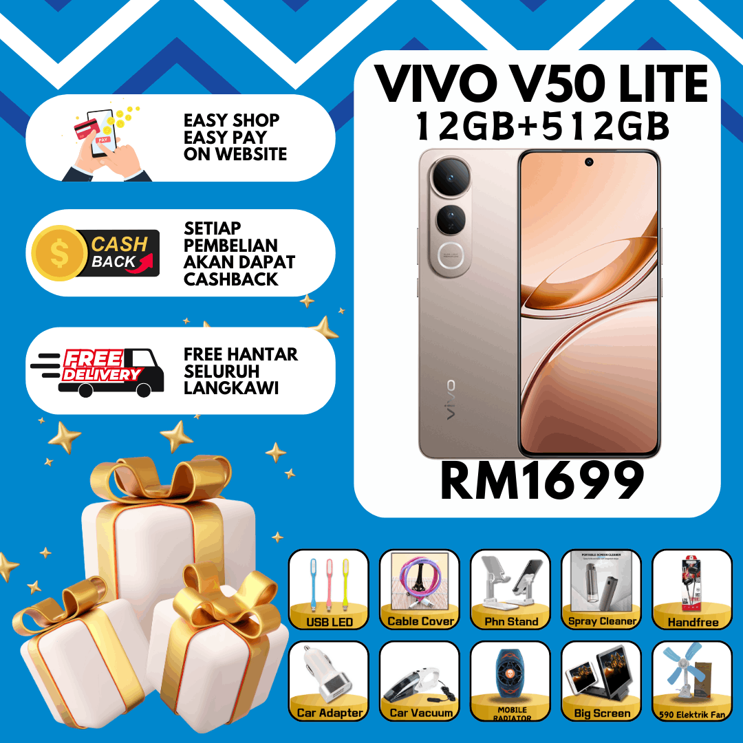 8.VIVO V50 LITE 5G (12+512GB)