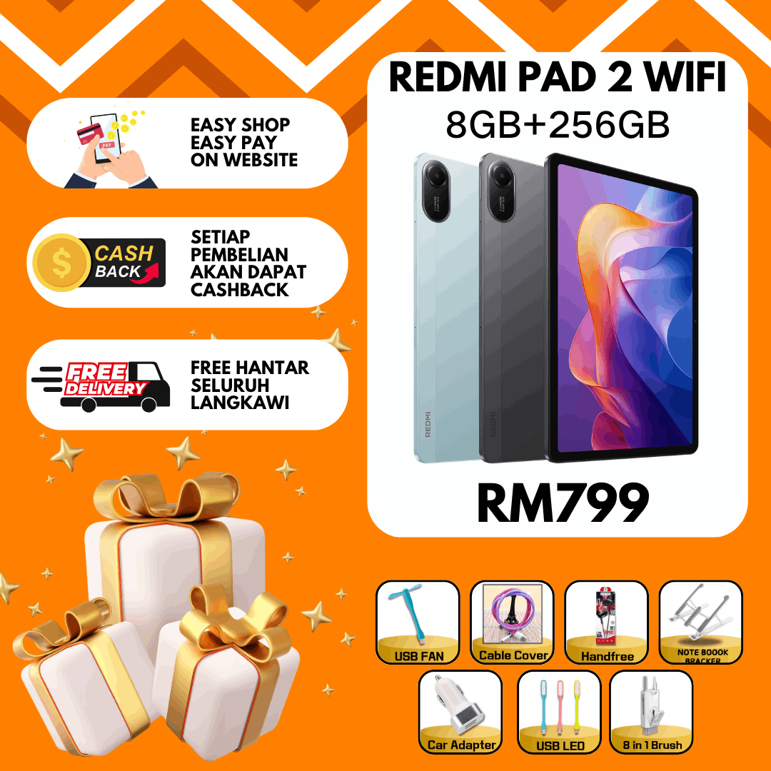 012.Redmi Pad 2 (8+256GB) WIFI ONLY