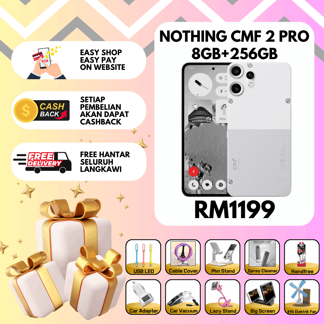 NOTHING CMF PHONE 2 PRO -Adapter Not Included