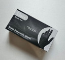 Nitrile Disposable Gloves Saiz L 105MM+-3 Black [100Pc] Brand I-Class - Malaysia * Pkt/100Pc