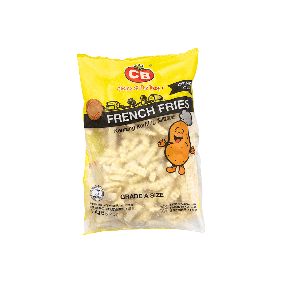 CB French Fries Crinkle Cut < Kerinting > 1KG