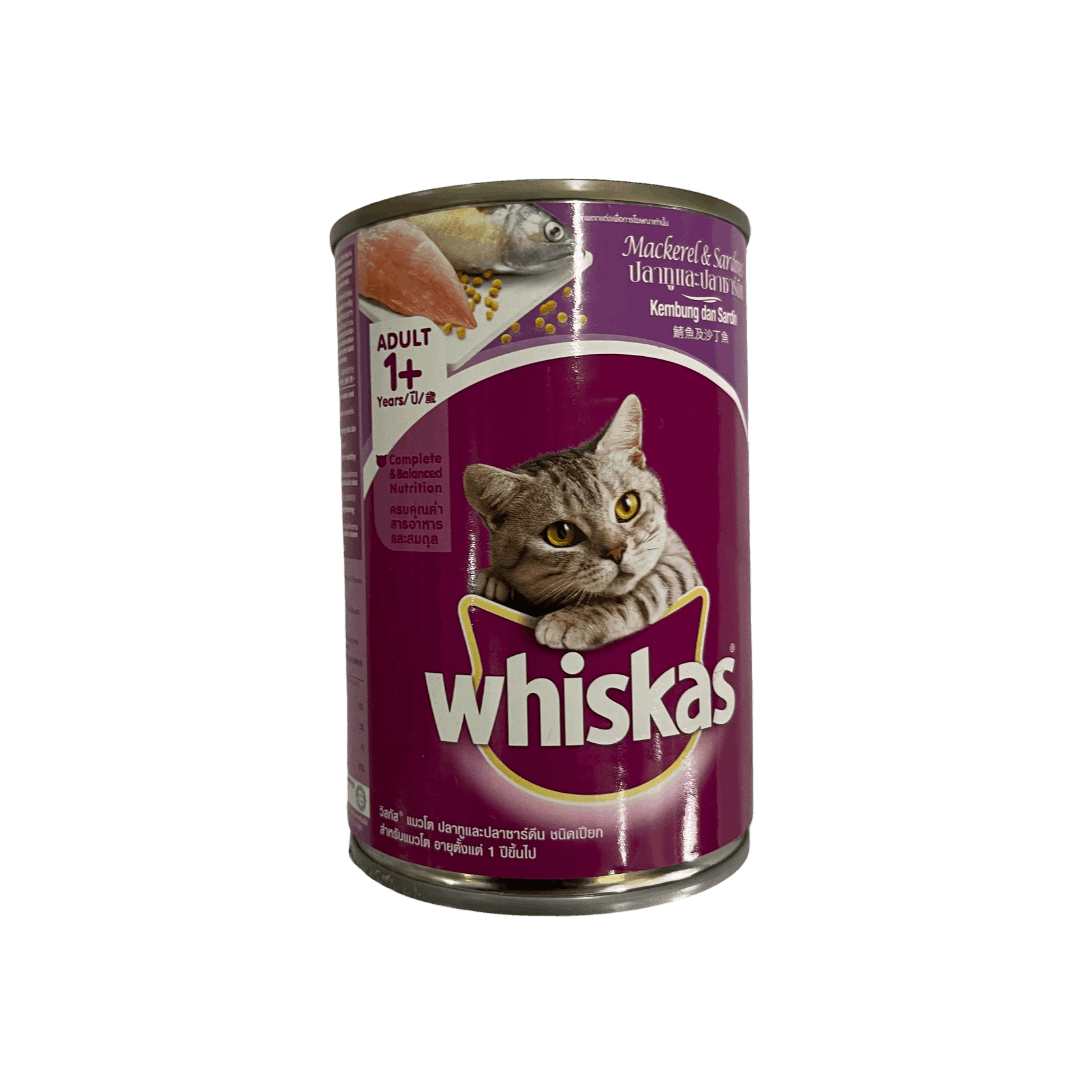 Whiskas Mackerel & Sardines (Wet) 400G