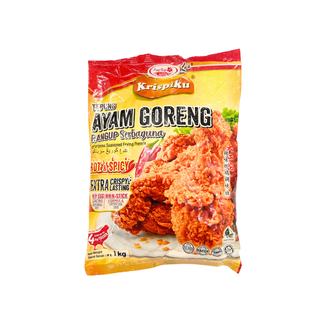Krispiku Tepung Ayam Goreng Hot & Spicy 1KG