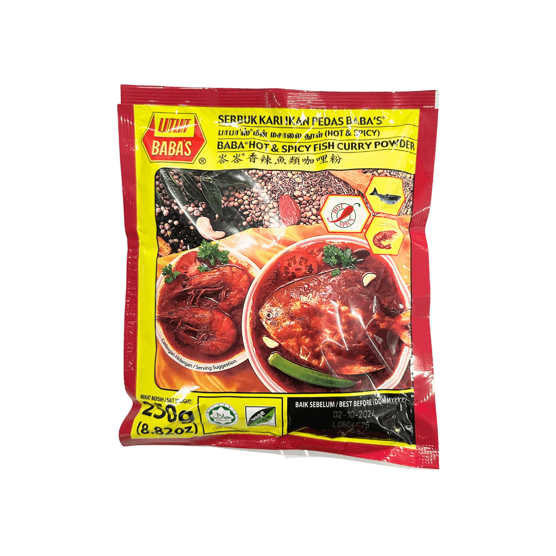 Baba's Fish Curry Hot Powder 250G