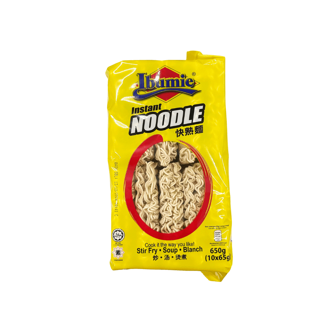 Ibumie Plain Noodle (Instant Noodle) 650G