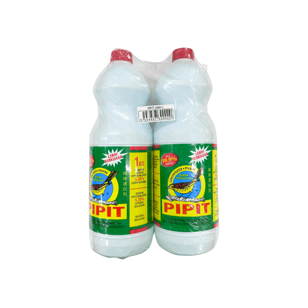 Pipit Cecair Bleach Regular (Pemutih) 1KG
