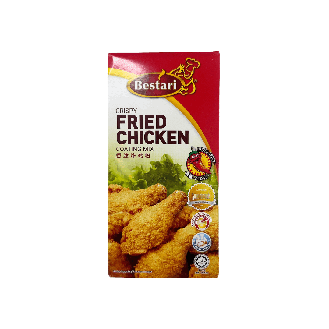 Bestari Campuran Tepung Ayam Goreng Pedas 150G