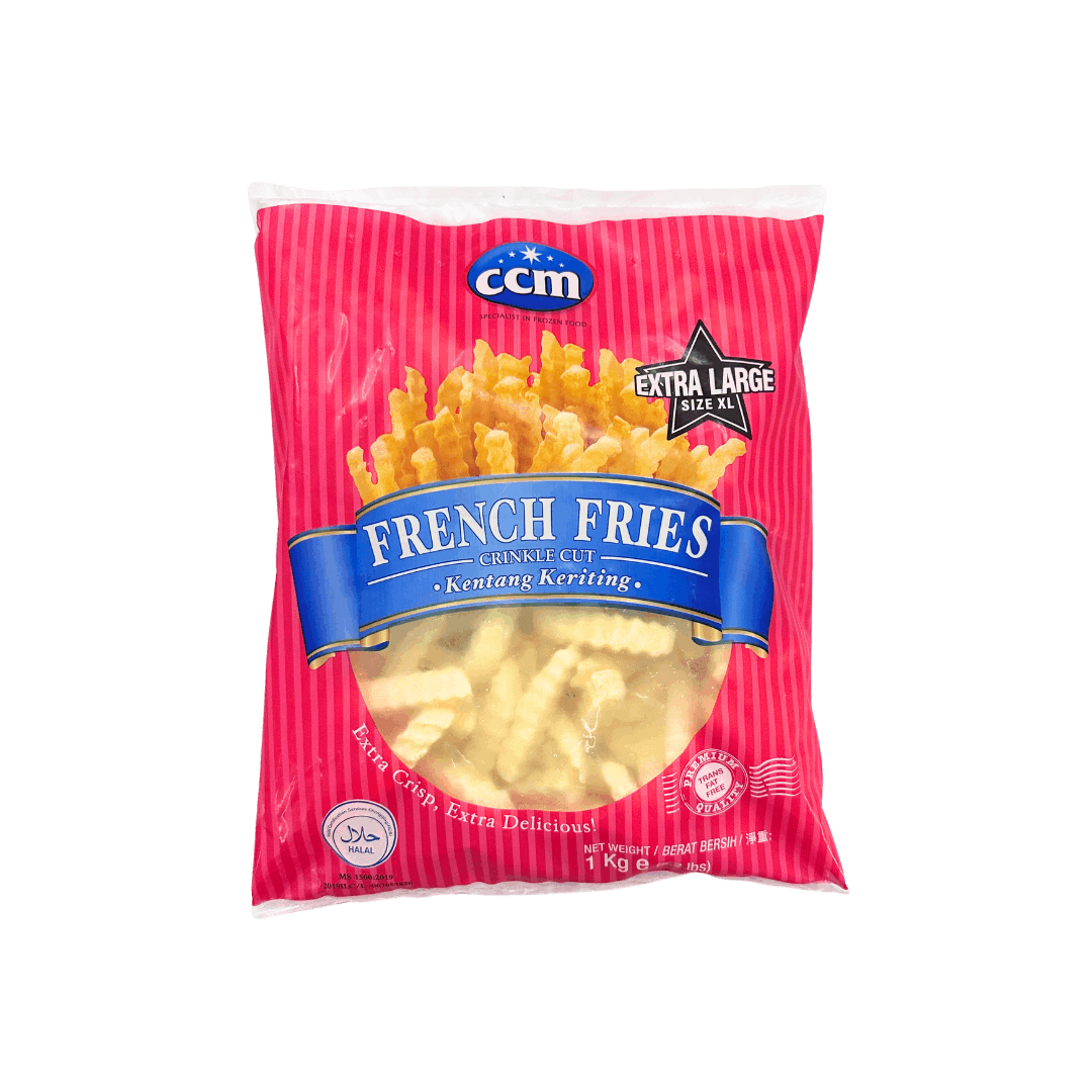 CCM French Fries Crinkle Cut < Kerinting > 1KG
