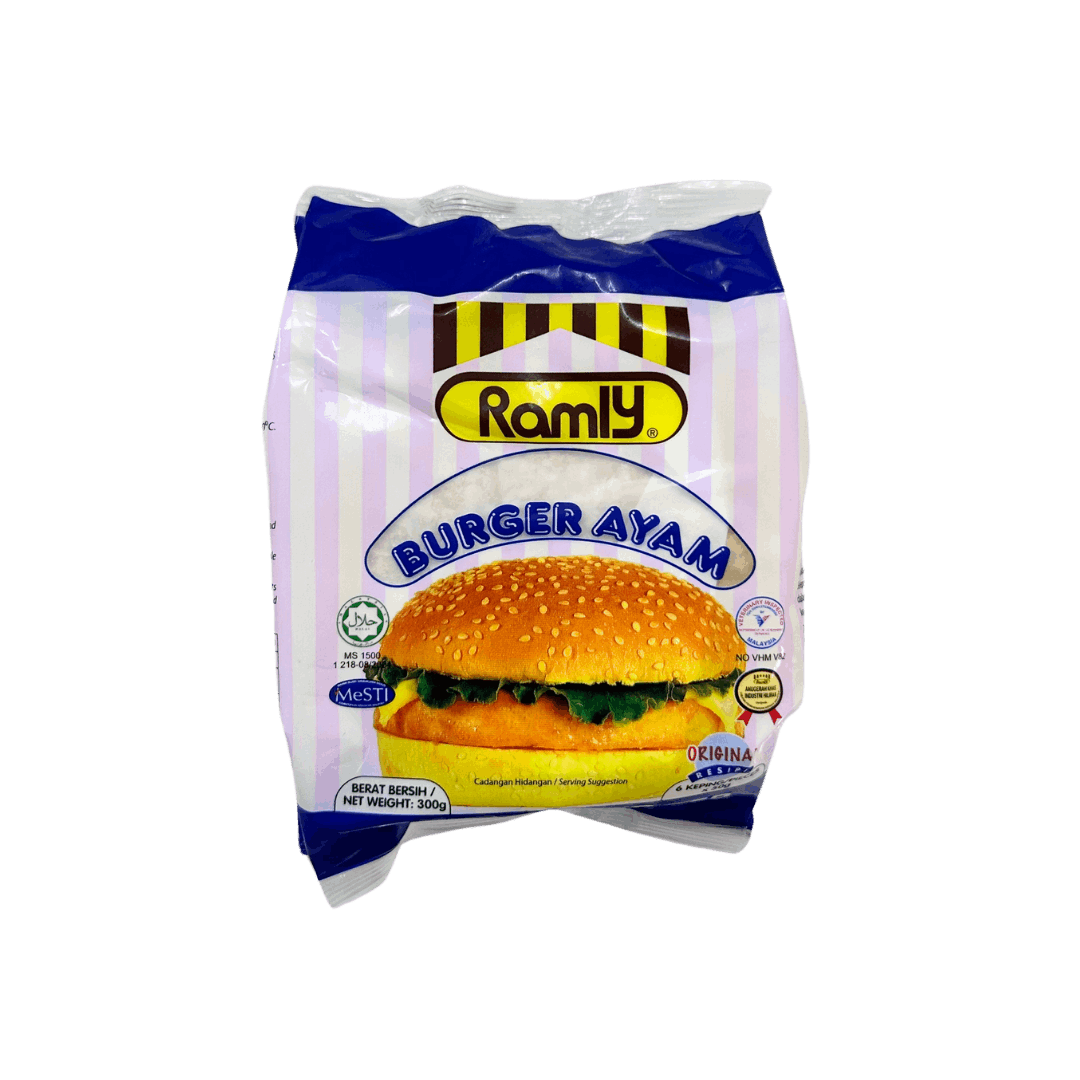 Ramly Chicken Burger < Burger Ayam > 50G