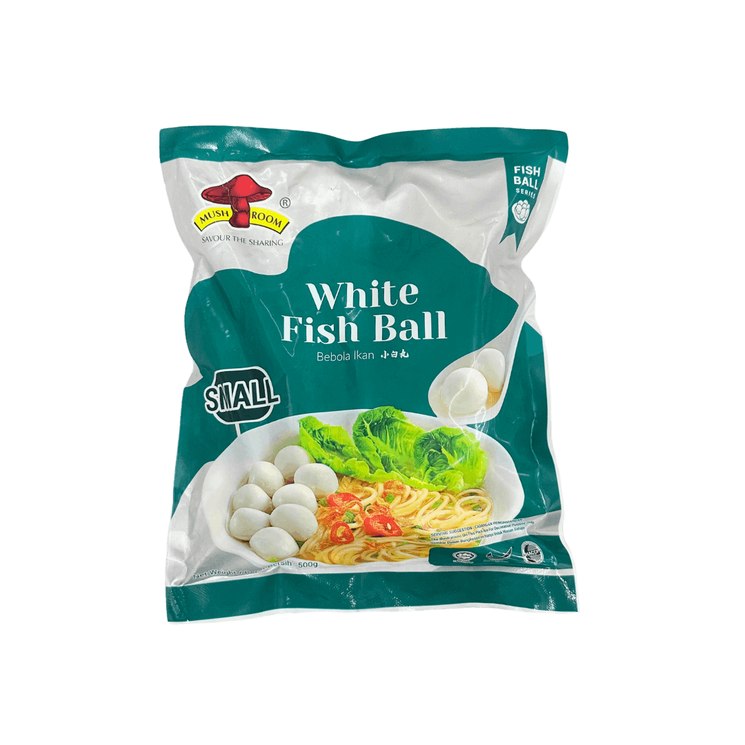Mushroom White Fish Ball Small 500G