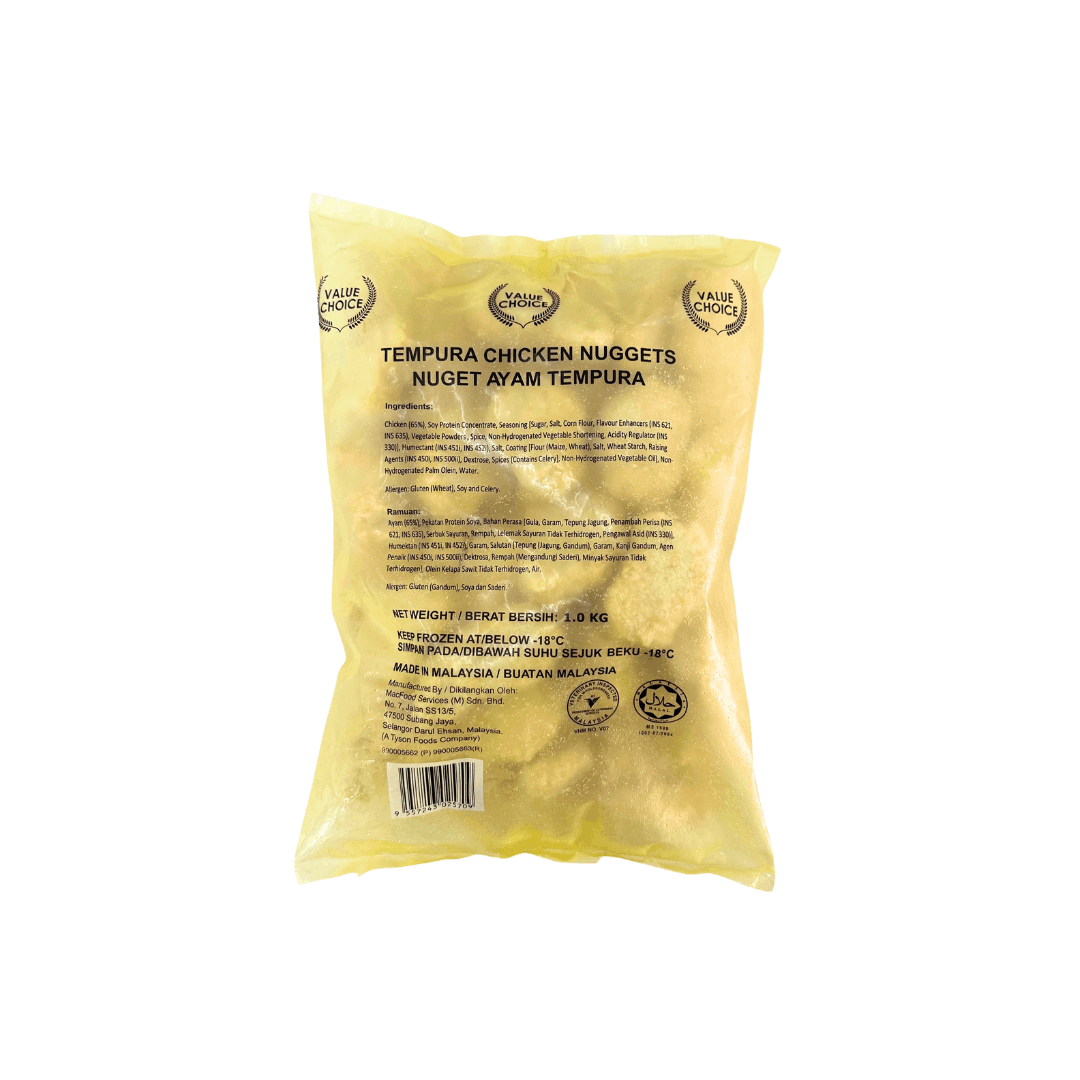 Value Choice Tempura Chicken Nugget 1KG