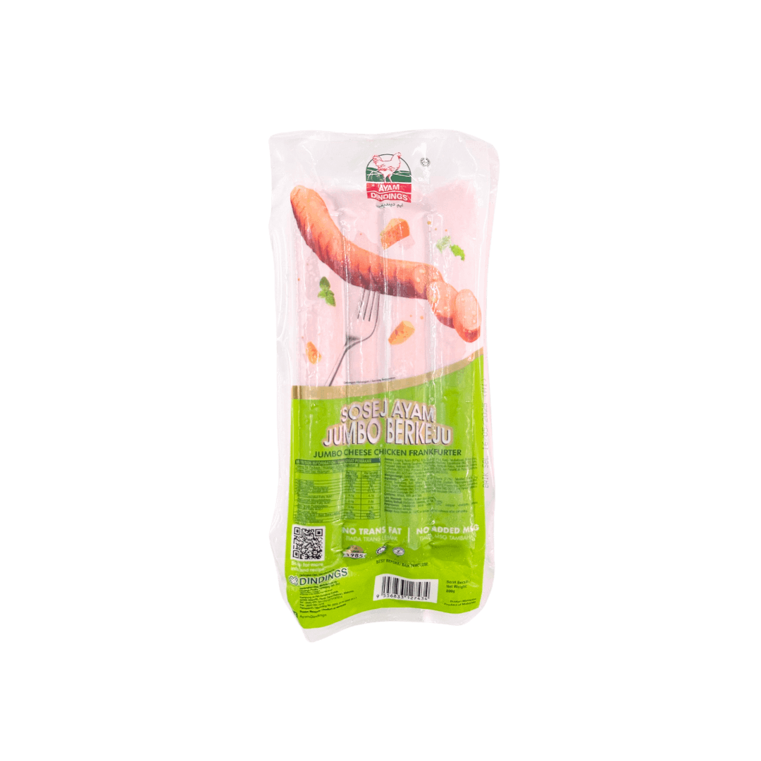 Ayam Dindings Jumbo Cheese Chicken Frankfurter 800G
