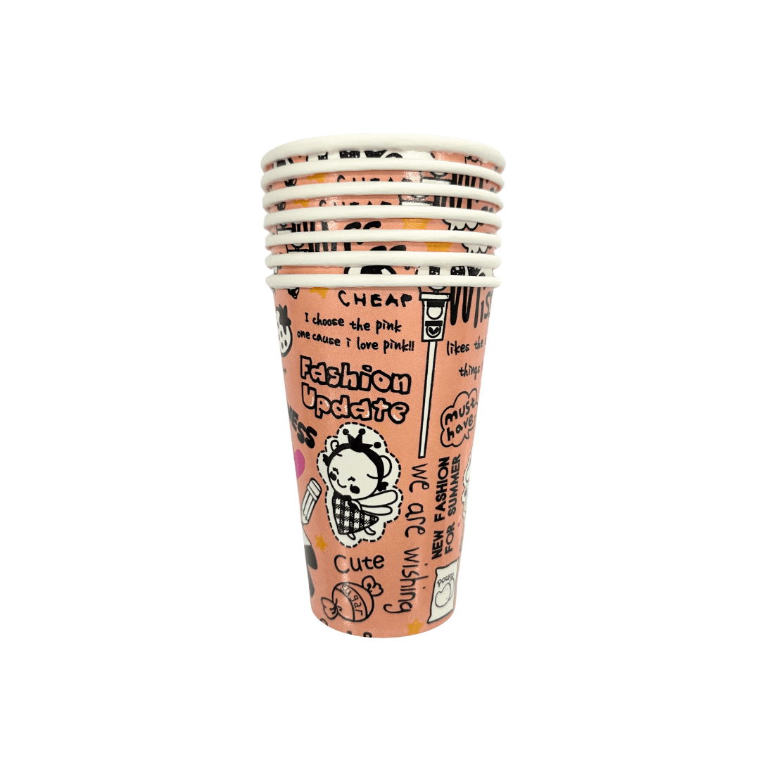 12oz Paper Cup [ Cartoon ]100PCS±