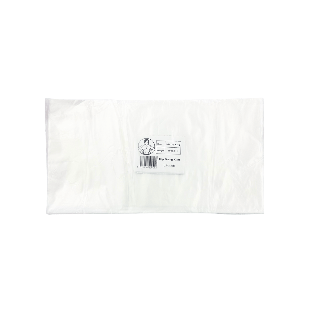 Cap Orang Kuat Plastic Nasi 16 X 16 HM/250G±