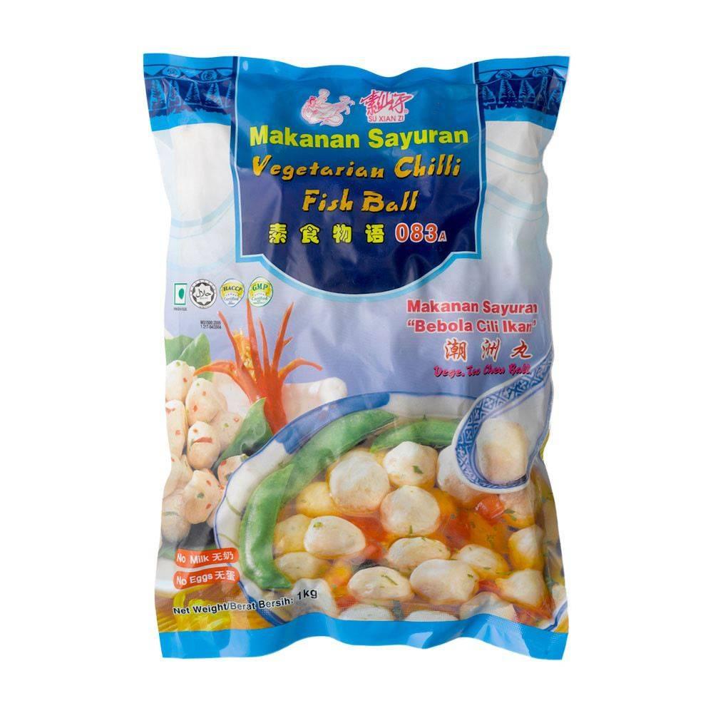 OKK CILI FISH BALL 1 KG 仙子潮洲鱼丸-大