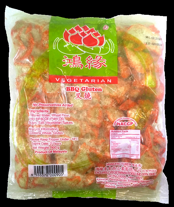 HONG BBQ GLUTEN CHAR SIEW-SLICE 鸿片叉烧