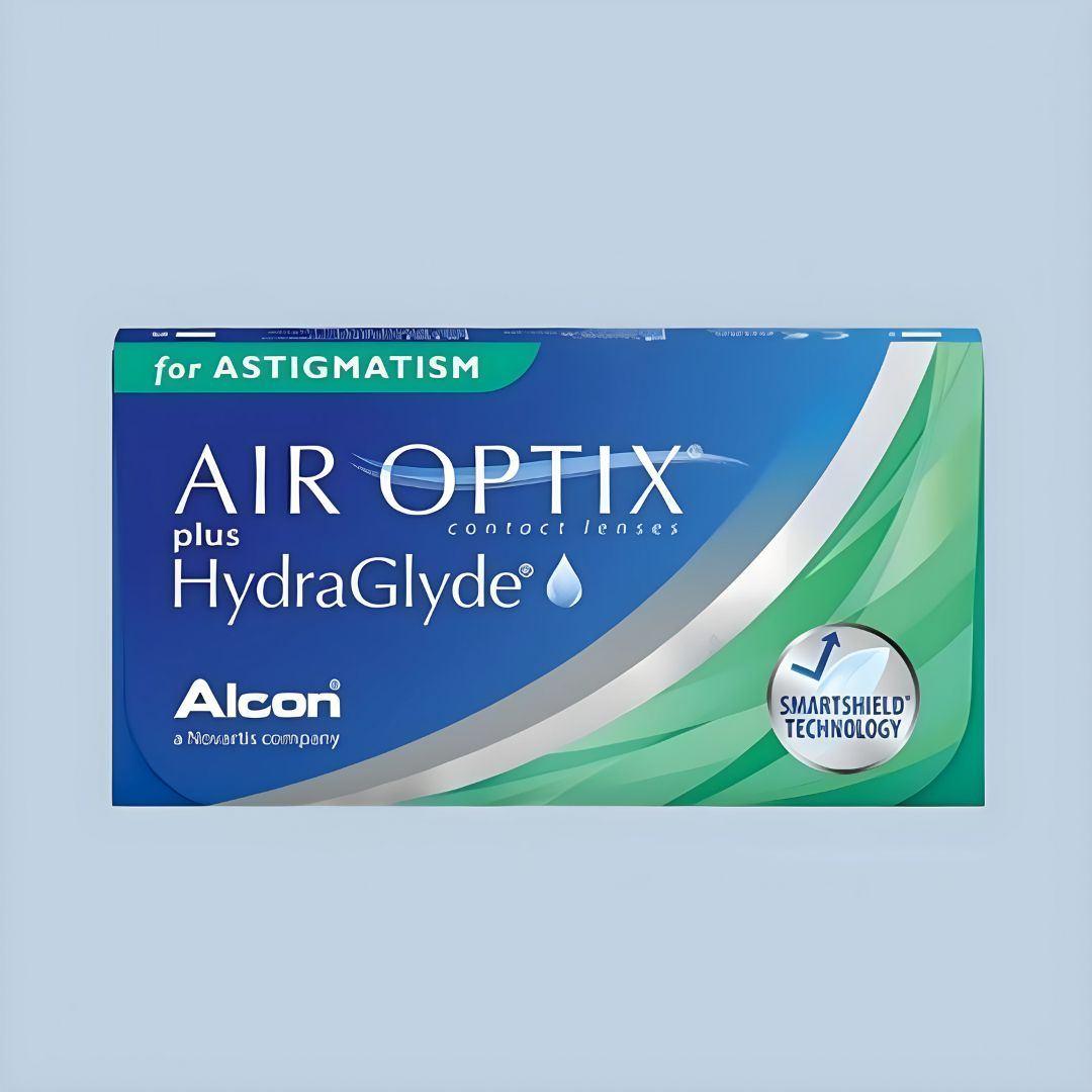 Air Optix Plus Hydraglyde for Astigmatism Monthly Disposable Contact Lens (3+1 Pieces)