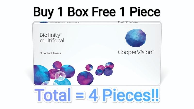 Biofinity Multifocal Monthly Disposable Silicone Hydrogel Contact Lens (3+1 Pieces)