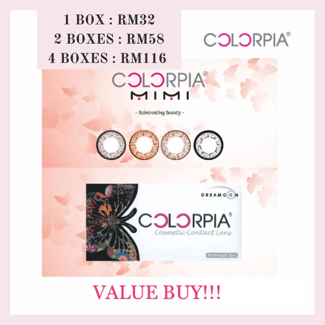 COLORPIA Monthly Disposable Color Lens Mimi Series (2 Pieces)