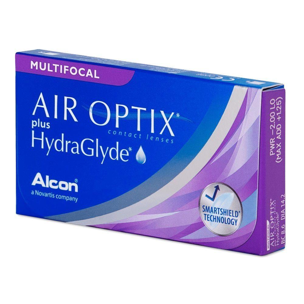 Air Optix Plus Hydraglyde Multifocal Monthly Disposable (3+1 Pieces)