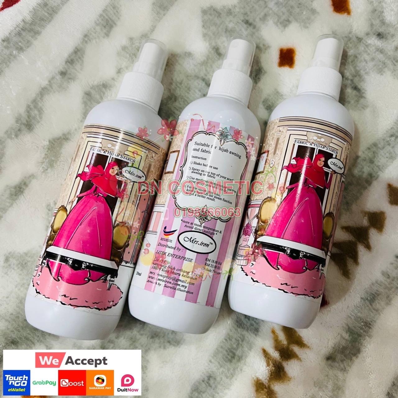 MRS IRON SPRAY PENGERAS TUDUNG 250ML
