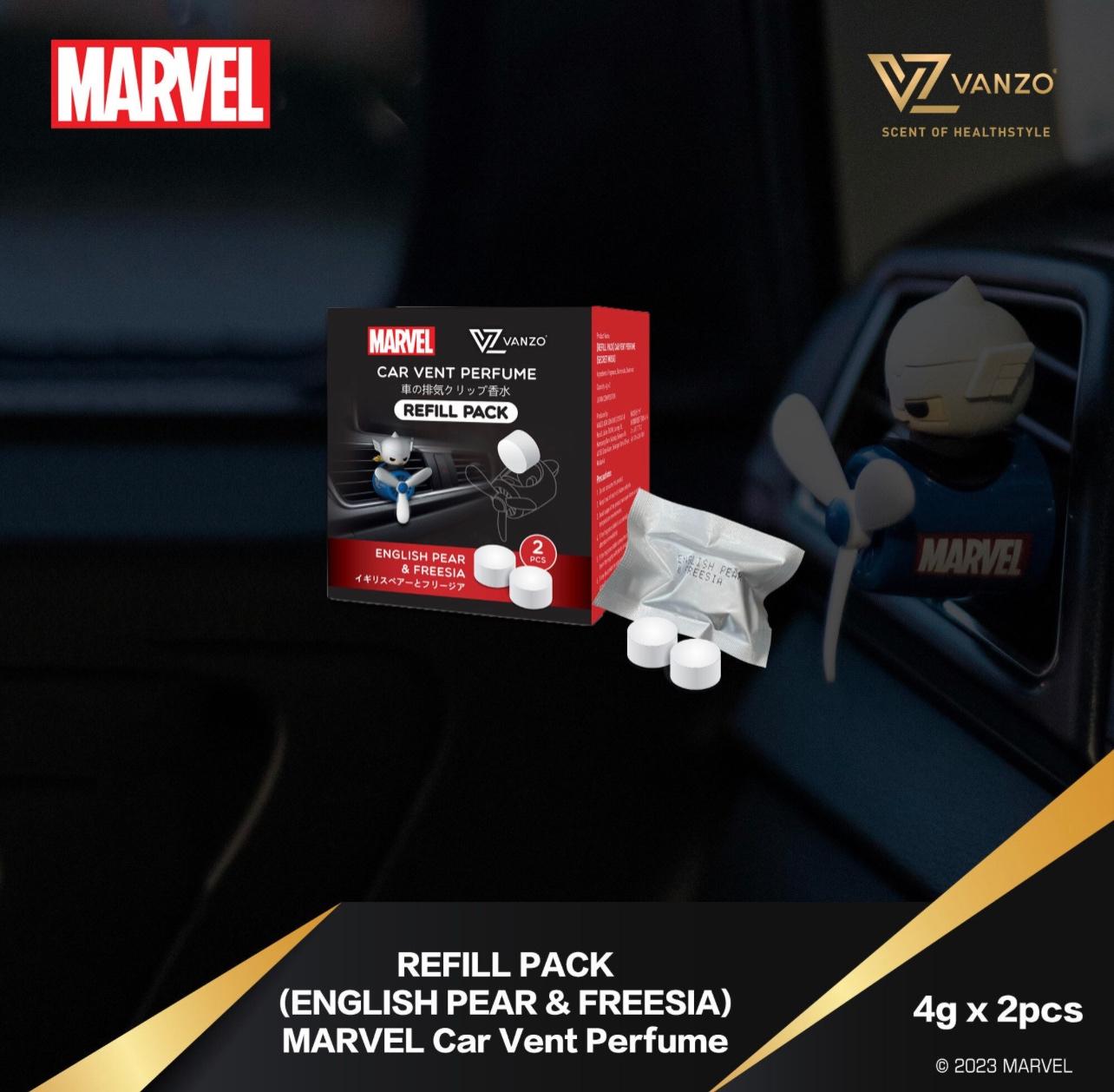 VANZO REFILL PACK MARVEL CAR VENT PERFUME