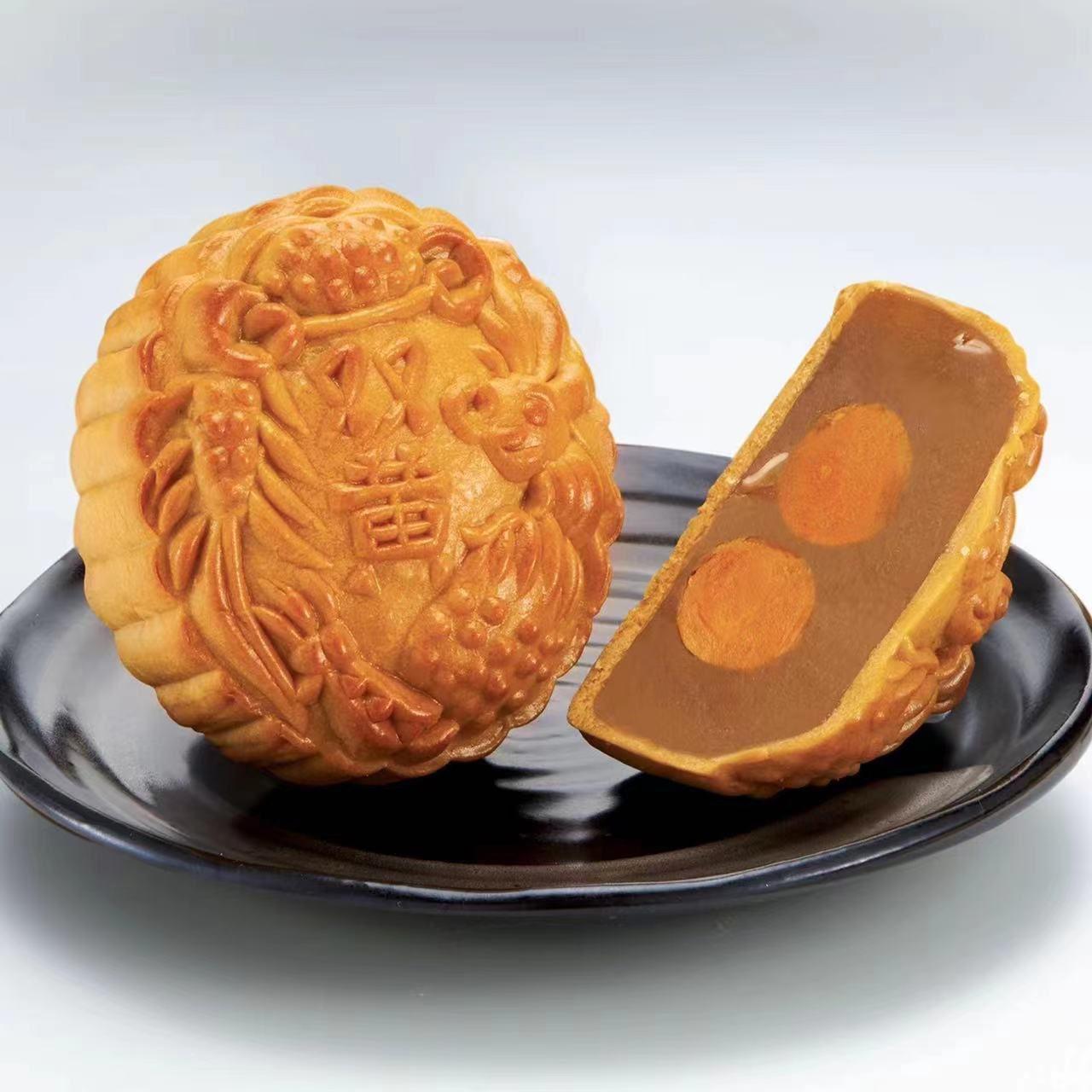 双黄莲蓉 Pure Lotus Paste Double Yolk