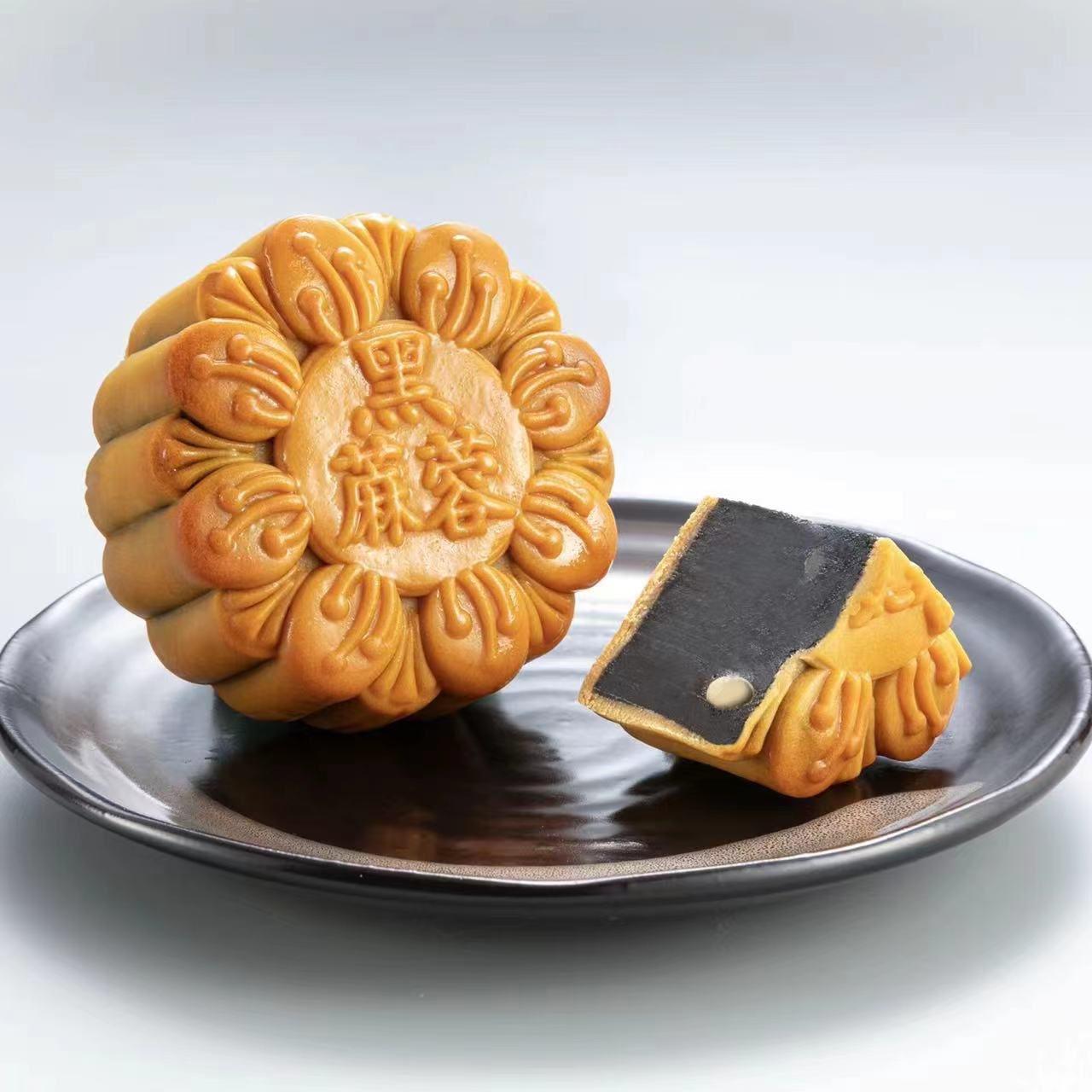 黑芝麻素莲蓉 Black Sesame Pure Lotus Paste