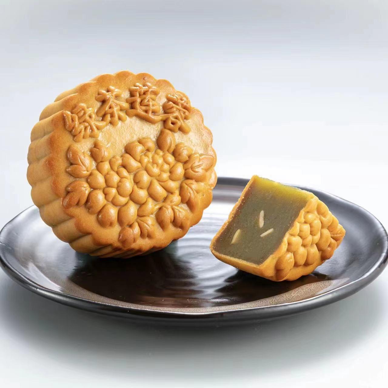 绿茶素莲蓉 Green Tea Pure Lotus Paste