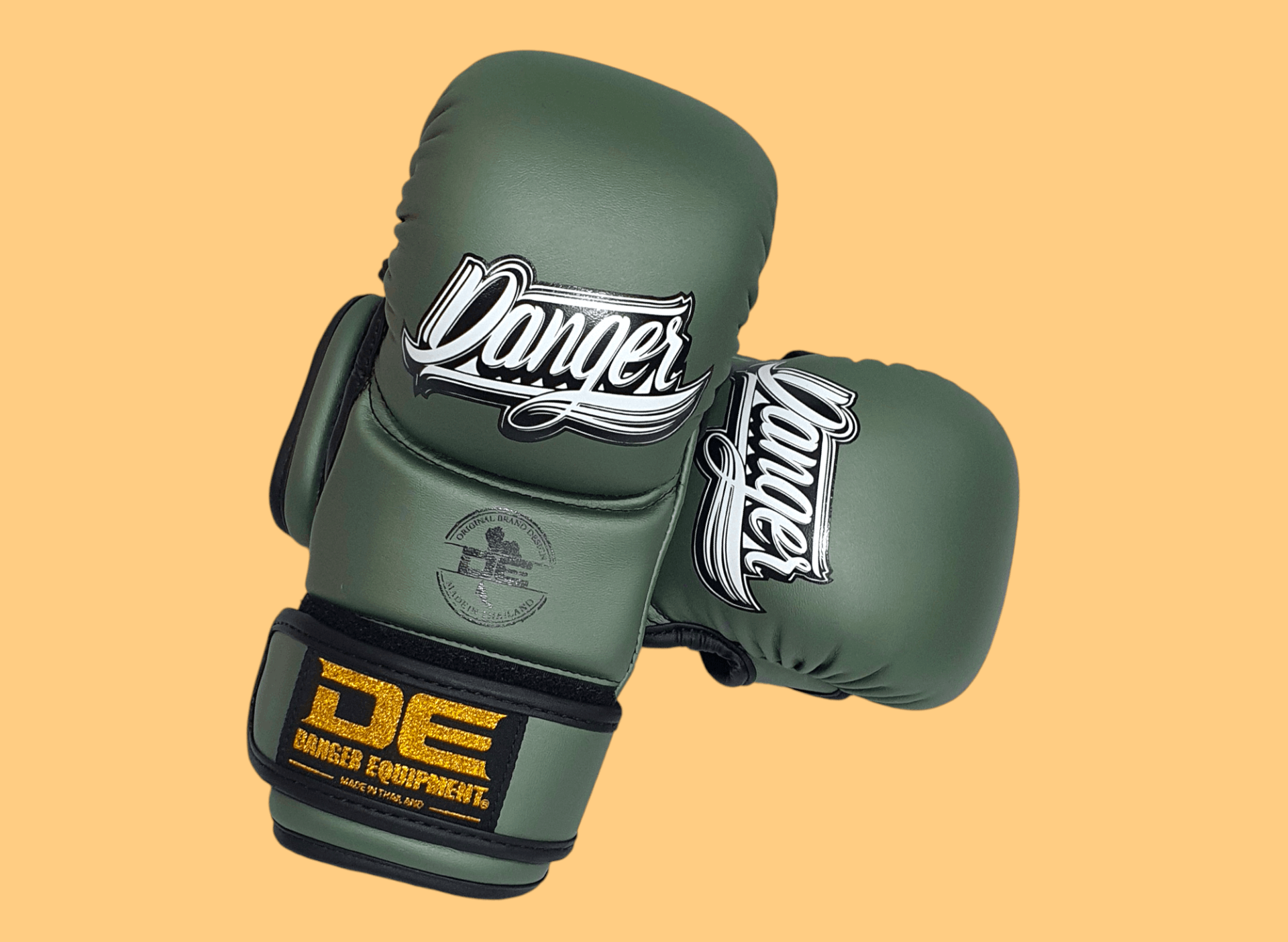 DANGER EQUIPMENT Army Green MMA Sparring Glove