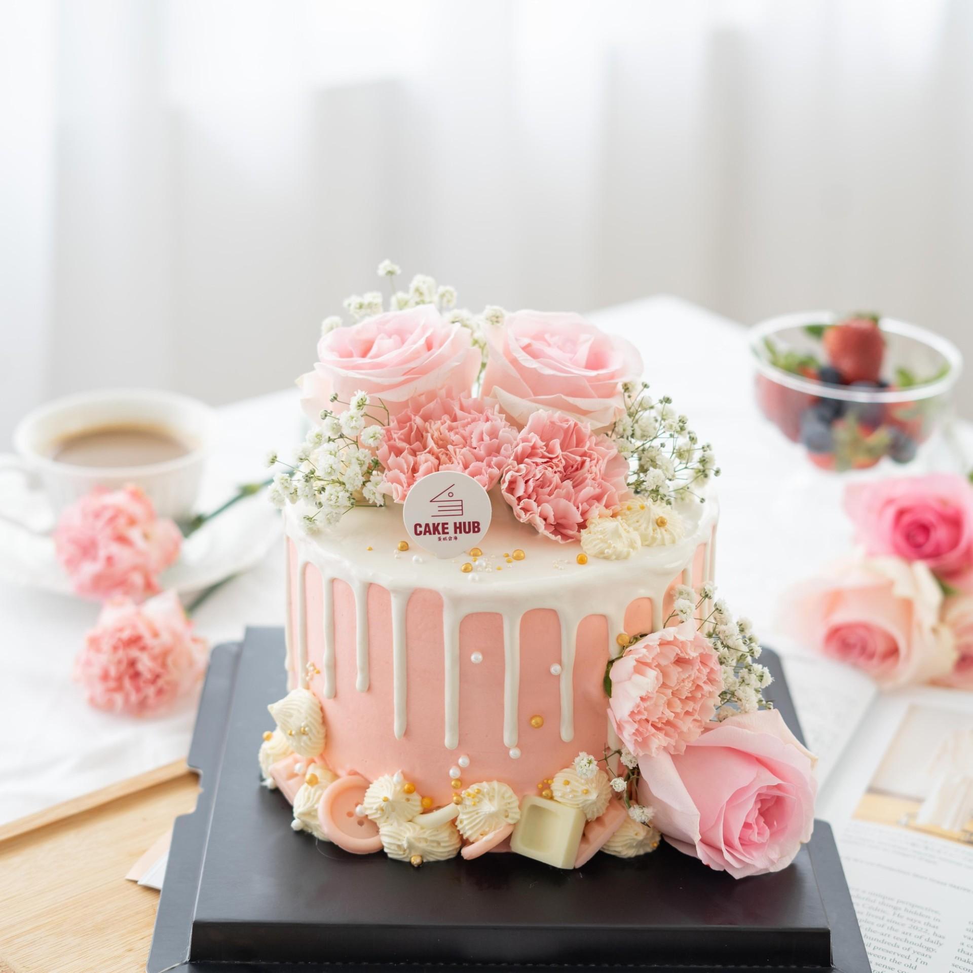 Darling Floral Cake 粉色系花卉蛋糕