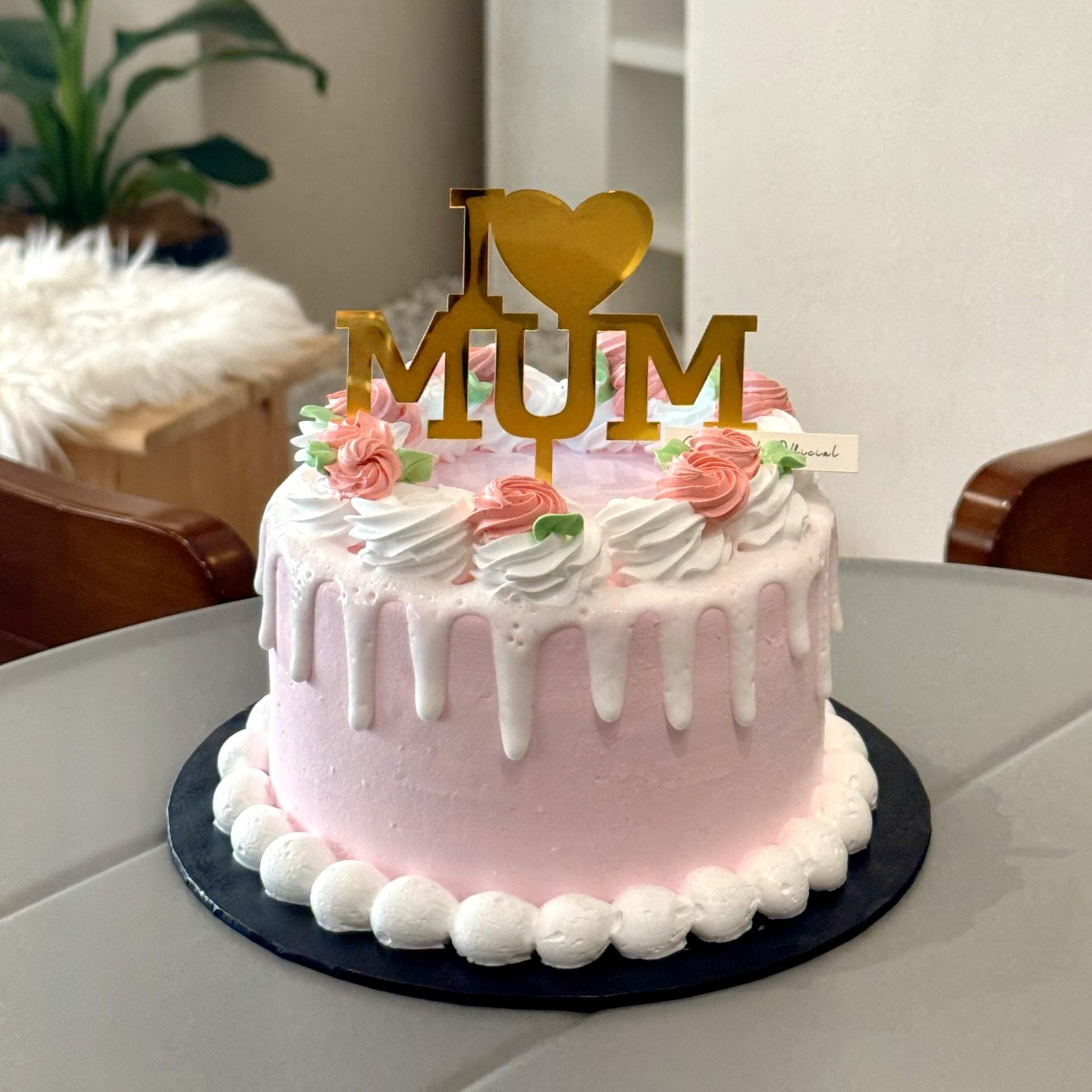 Mothers Day Vintage Floral Cake 复古小花蛋糕