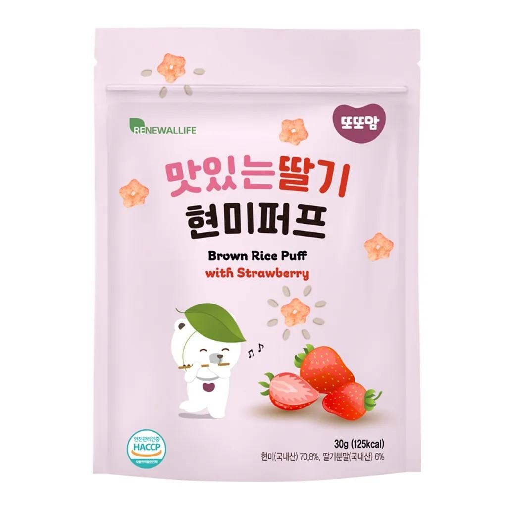 DO15 DDODDOMAM BROWN RICE PUFF WITH STRAWBERRY